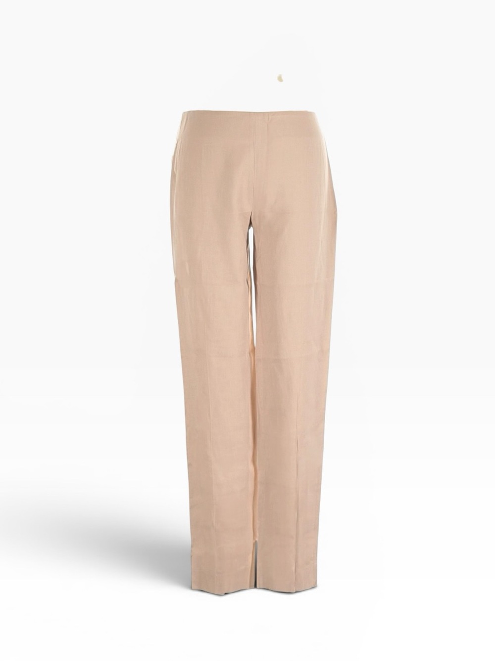 Alberta Ferretti Tailored Straight-Leg Trousers Pink Mauve US 2 IT 38 Authentic